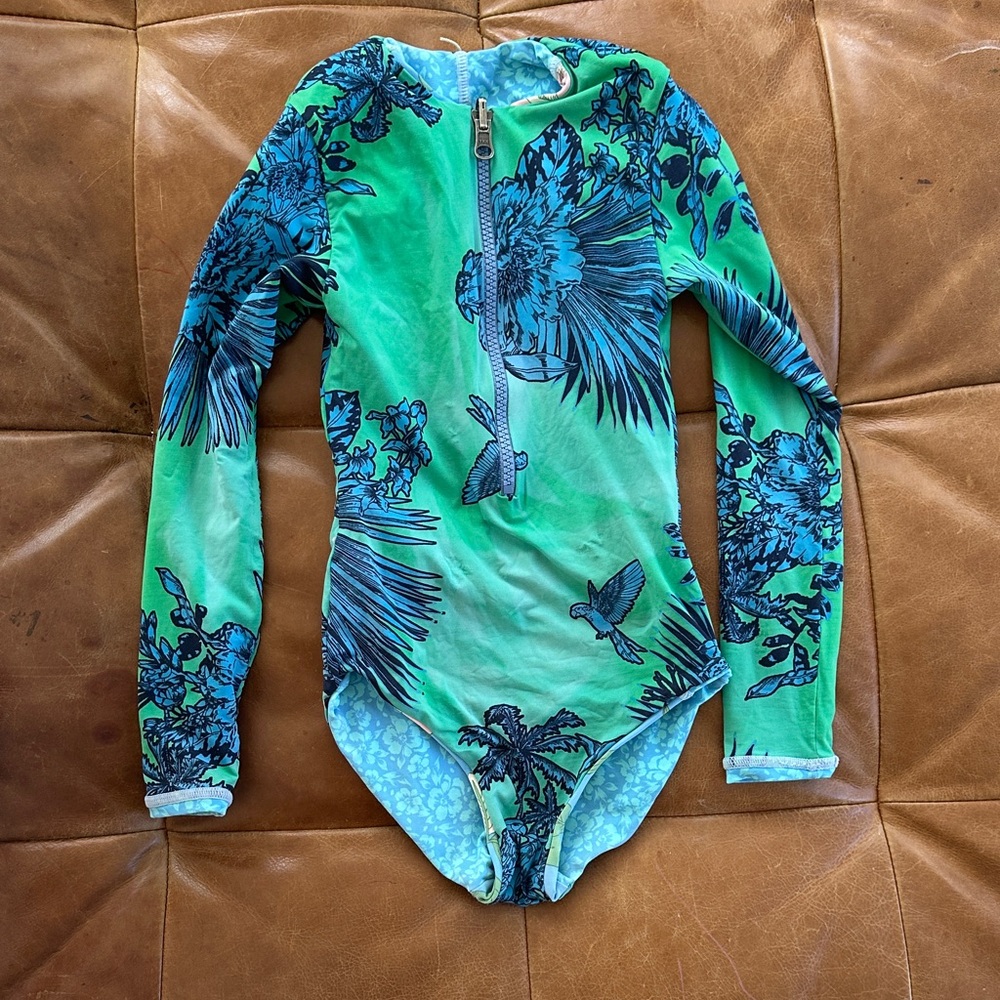 Maaji Kids Reversible Green and Blue One Piece